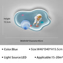 Axyaa Astronaut LED Ceiling Light for Modern Kids Room, Nordic Design, Home Decor Lighting