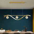 Axyaa Bubble LED Ceiling Chandelier: Designer Pendant Light for Home, Hotel, and Bar