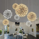 Axyaa Spark Ball Firework Chandelier Pendant Light for Kitchen Living Room Home Décor