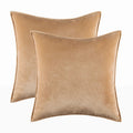 Axyaa Velvet Throw Pillow Cover Set for Sofa Bedroom, Modern Gift Pillowcase