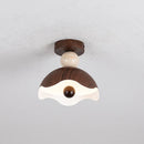 Axyaa Vintage Cave Stone Ceiling Light for Foyer Hallway