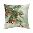 Axyaa Deer & Christmas Ornaments Throw Pillow Covers - Sofa, Bedroom, Car Essentials