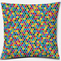 Rainbow Square Pillowcase by Axyaa: Home & Car Decor Accent
