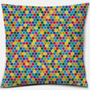 Rainbow Square Pillowcase by Axyaa: Home & Car Decor Accent