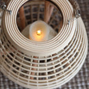 Axyaa Rattan Bamboo Floor Lamp for Parlor Bedroom Indoor Decor