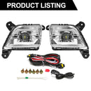 Axyaa LED Car Fog Lamps for Chevrolet Silverado 2019-2022, Daytime Running Lights