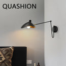 Axyaa Rotatable Metal Indoor Wall Sconce Lights, Retro Industrial Style LED Lustres