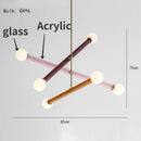 Axyaa Macaron Color Pendant Light: Modern, Personalized LED for Bedroom, Living Room, Dining, Bar