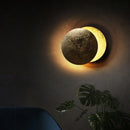 Axyaa Eclipse Bedroom Wall Lamp - Modern Round Indoor Decorative Lighting