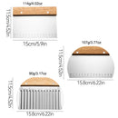 Axyaa Stainless Steel Dough Scraper with Scale - Baking & Cooking Tool