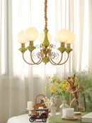 Axyaa Nordic Cream Chandelier for Bedroom Living Room Dining Room