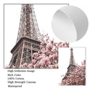 Axyaa Pink Reed Flower Tower Canvas Wall Art for Living Room Home Decor