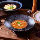 Axyaa Ceramic Tableware Set: Straw Hat, Western, Japanese, Retro Design for Salad & Dessert