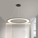 Axyaa Modern Ring Pendant Light for Living Room, Dining Room & Study