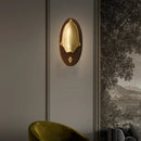 Axyaa Brass Wood Wall Light Sconce E27 Bulb Bedroom Parlor Restaurant Gold Silver Copper