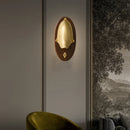 Axyaa Brass Wood Wall Light with E27 Bulb for Bedroom Parlor Stars Aisle Restaurant