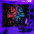 Axyaa Psychedelic Space Tapestry Wall Hanging for Bedroom and Dorm Decor