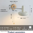 Axyaa Cream Wind Rocker Arm LED Wall Lamp
