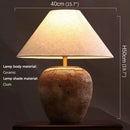 Axyaa Ceramic Table Lamp for Home and Hotel Living, Bedroom, Study, and Desk Lighting