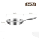 Axyaa Stainless Steel Non Stick Frying Pan for Gas Stove and Induction Cooker