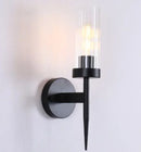 Axyaa Nordic Glass LED Wall Light: Artistic Hall Hotel Bedside Decor Fixture