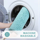 Axyaa Plush Bathroom Rugs Non Slip Absorbent Bath Mats, Machine Washable Carpet