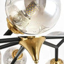 Axyaa Glass Magic Bean Chandelier with Bright LED Light