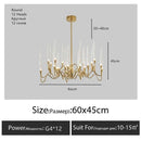Axyaa Crystal Bubble LED Chandelier for Home, Bar, and Restaurant