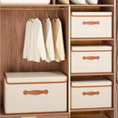 Axyaa Plus Size Clothing Organizer Box with Lid for Quilts and Bedding