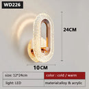 Axyaa Nordic Luxury Wall Lamp Bedroom Sconce Aisle Fashion Luminaria