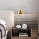 Axyaa Nordic Luxury Gold Table Lamp with Wireless Charging and Dimming
