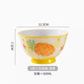 Axyaa Ceramic Rice Bowl with Large Capacity for Fruit, Salad, and More