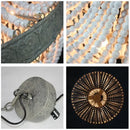 Axyaa Wooden Bead LED Chandelier for Home and Hotel Lighting