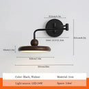 Axyaa Rocker Arm LED Wall Lamp for Living Room Bedroom Study Decor