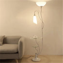 Nordic Vertical Floor Lamp with Coffee Table for Bedroom Living Room Study Sofa Bedside