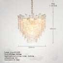 Axyaa Gold Crystal Chandelier Ceiling Lamp Modern Living Room Bedroom Decor