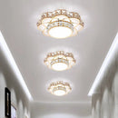 Axyaa LED Crystal Ceiling Lamp for Home Decor Lighting