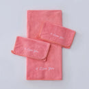 Axyaa Coral Fleece Towel Bath Set - Solid Color Simple Combination - Hot Sale