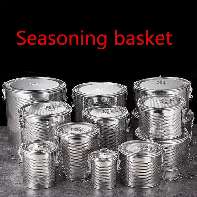 Axya Stainless Steel Seasoning Bag Colander Strainer for Hot Pot Slag Separation