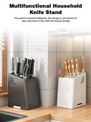 Axyaa Knife Stand: Multifunctional Kitchen Holder & Countertop Storage Box