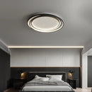 Axyaa Modern Simple Bedroom LED Ceiling Lights Dimmable Round Luster Lamp