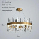 Axyaa Crystal Pendant Light for Dining Table and Bar Counter