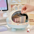 Axyaa Desktop Rabbit Storage Box Organizer for Girls' Accessories & Stationery