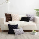 Axyaa Nordic Wavy Pattern Soft Throw Pillow Case Luxury Cushion Cover - Home Decoration