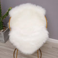 Axyaa Faux Sheepskin Soft Area Rug | Fluffy Wool Chair Sofa Cushion