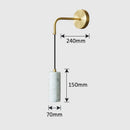 Axyaa Deluxe Marble Wall Lamp, LED Lights, Nordic Style for Home Decoration