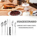 Axyaa 48-Piece Stainless Steel Tableware Set with Storage Box