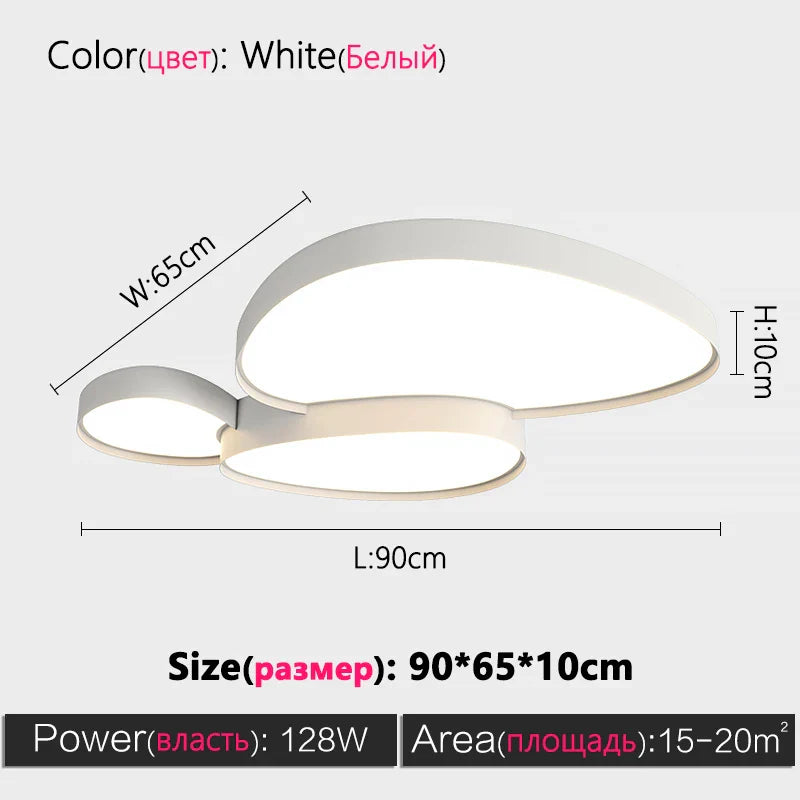 Axyaa Simple Nordic Modern Ceiling Lights LED Lamp Home Decor