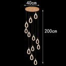 Axyaa Modern LED Pendant Light Chandeliers for Living Room Dining Room Indoor Lighting