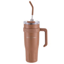 Axyaa Light Luxury Handle Cup: Insulated Straw Cup for Office, Travel, and Car